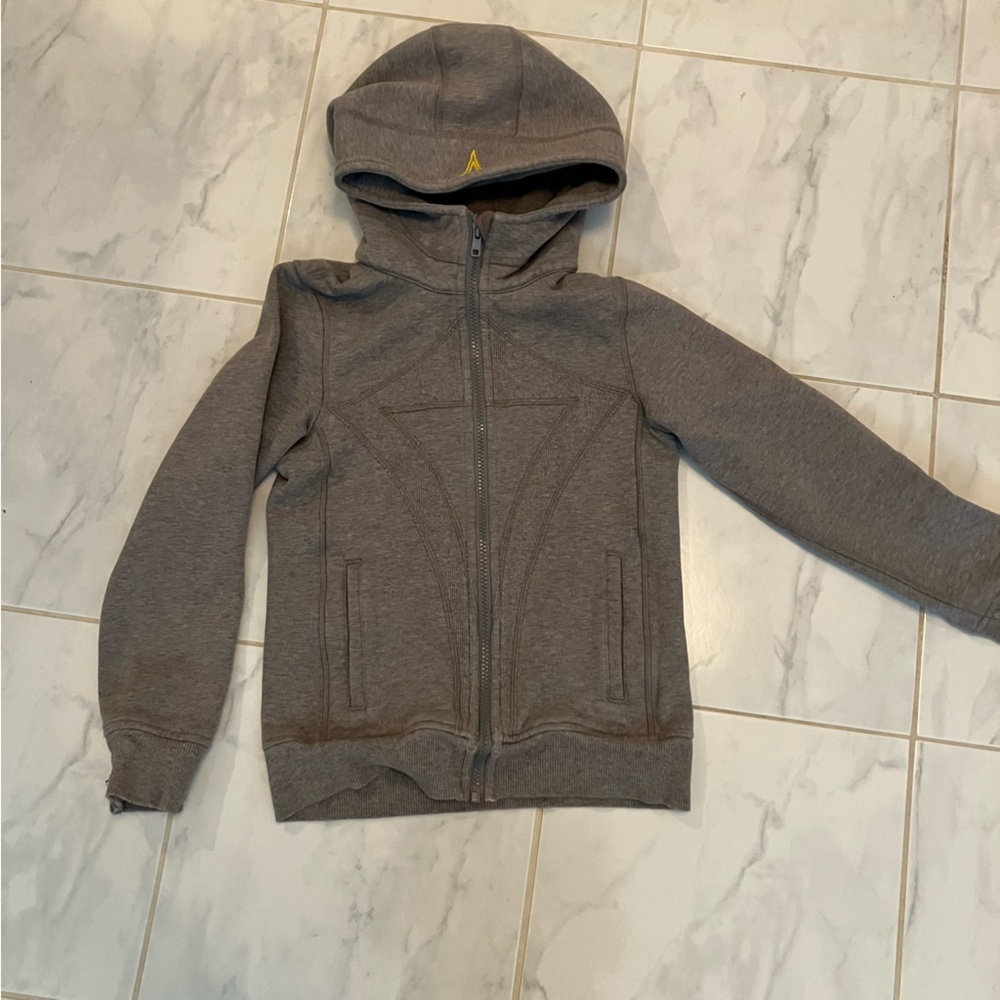Ivivva Gray Kids Hoodie. Zip up.  Play condition